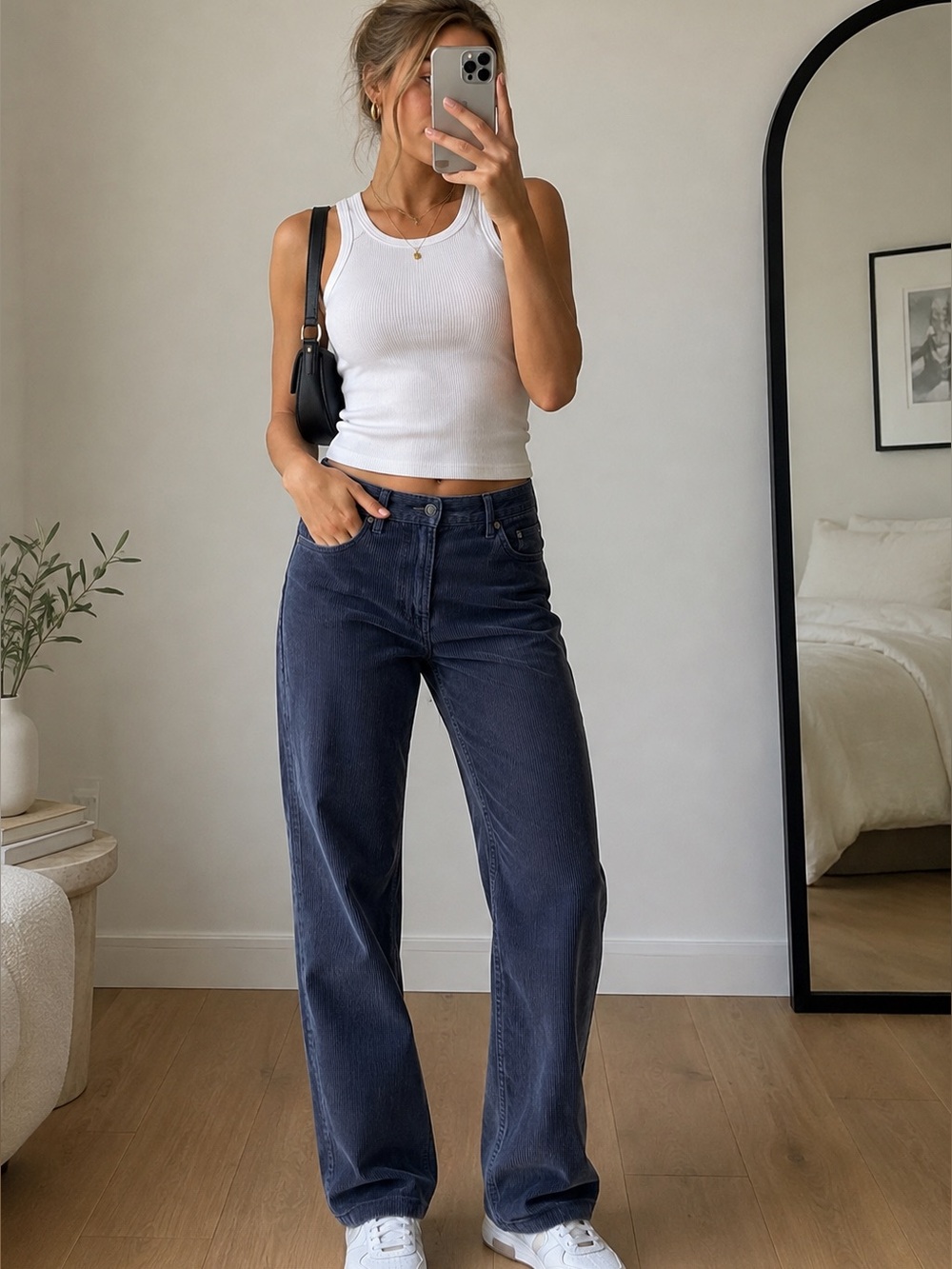 BDG Urban Outfitters Corduroy Pants Size 24 Navy Blue Women’s Jean Fall Y2K 90s